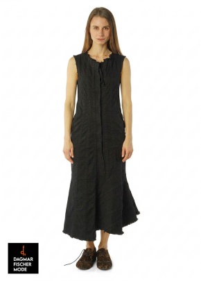 Stretch-Denim-Bananenkleid von RUNDHOLZ in black gloss