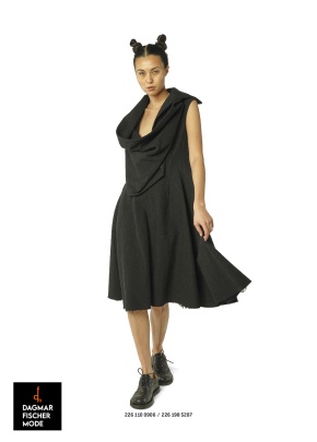 Wollkleid von RUNDHOLZ in black melange