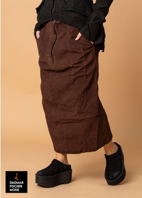 Slim skirt by RUNDHOLZ DIP in henna cloud