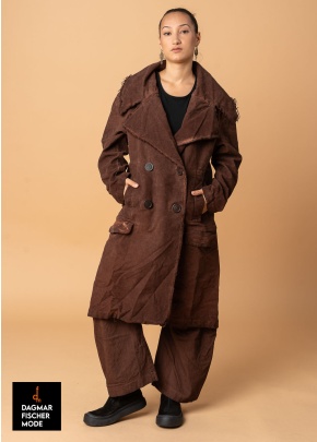 Long coat by RUNDHOLZ DIP in henna cloud