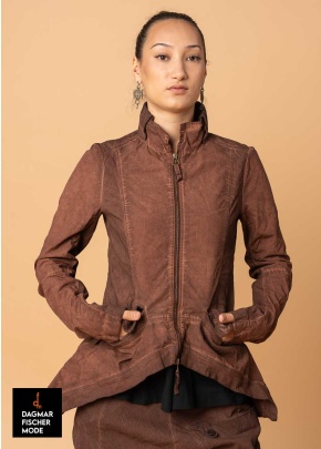 Figurnahe Jacke von RUNDHOLZ DIP in henna cloud