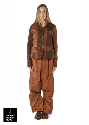 Jacke mit Reverskragen von RUNDHOLZ DIP in dakar cloud stripe & henna cloud stripe