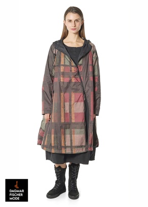 Wattierter Mantel von RUNDHOLZ BLACK LABEL in check multicolor