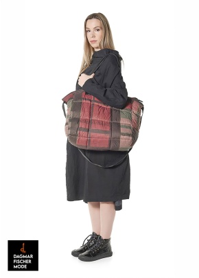 Onesize wattierte Tasche von RUNDHOLZ BLACK LABEL in check multicolor