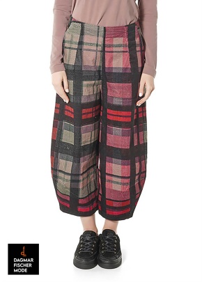 Ballonhose von RUNDHOLZ BLACK LABEL in check multicolor