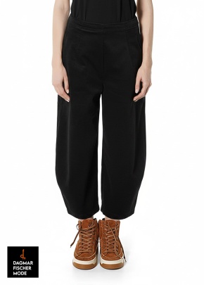 Ballonhose aus Baumwoll-Stretch von RUNDHOLZ BLACK LABEL in black
