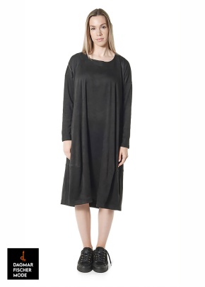 Ballonkleid mit Digitaldruck von RUNDHOLZ BLACK LABEL in black