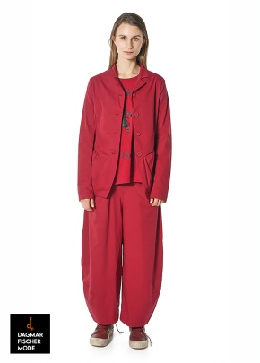 Reversjacke aus Baumwoll-Leinen-Mix von RUNDHOLZ BLACK LABEL in forest & lava
