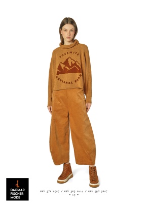 Pullover von RUNDHOLZ BLACK LABEL in forest print, park print, lava print, crystal print & bronze print