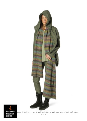 Onesize Strickschal aus Alpaka-Woll-Mix von RUNDHOLZ BLACK LABEL in black