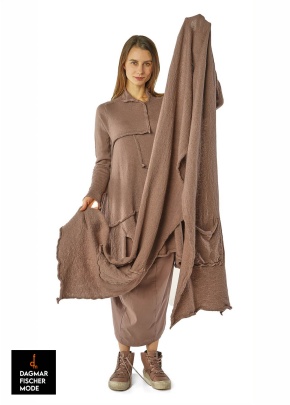 Onesize Strickschal von RUNDHOLZ BLACK LABEL in forest & crystal