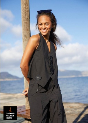 Vest THE VEST by PLÜ in black