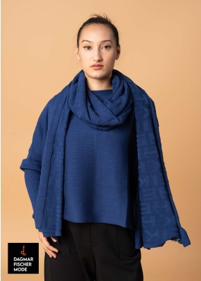 Onesize-Stola von KHEI in marine