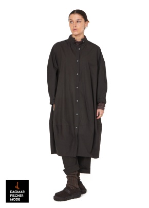 Long shirt dress by SORT AARHUS in black
