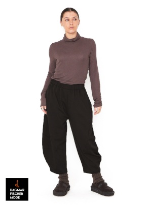 Seam-detail trousers by SORT AARHUS in black