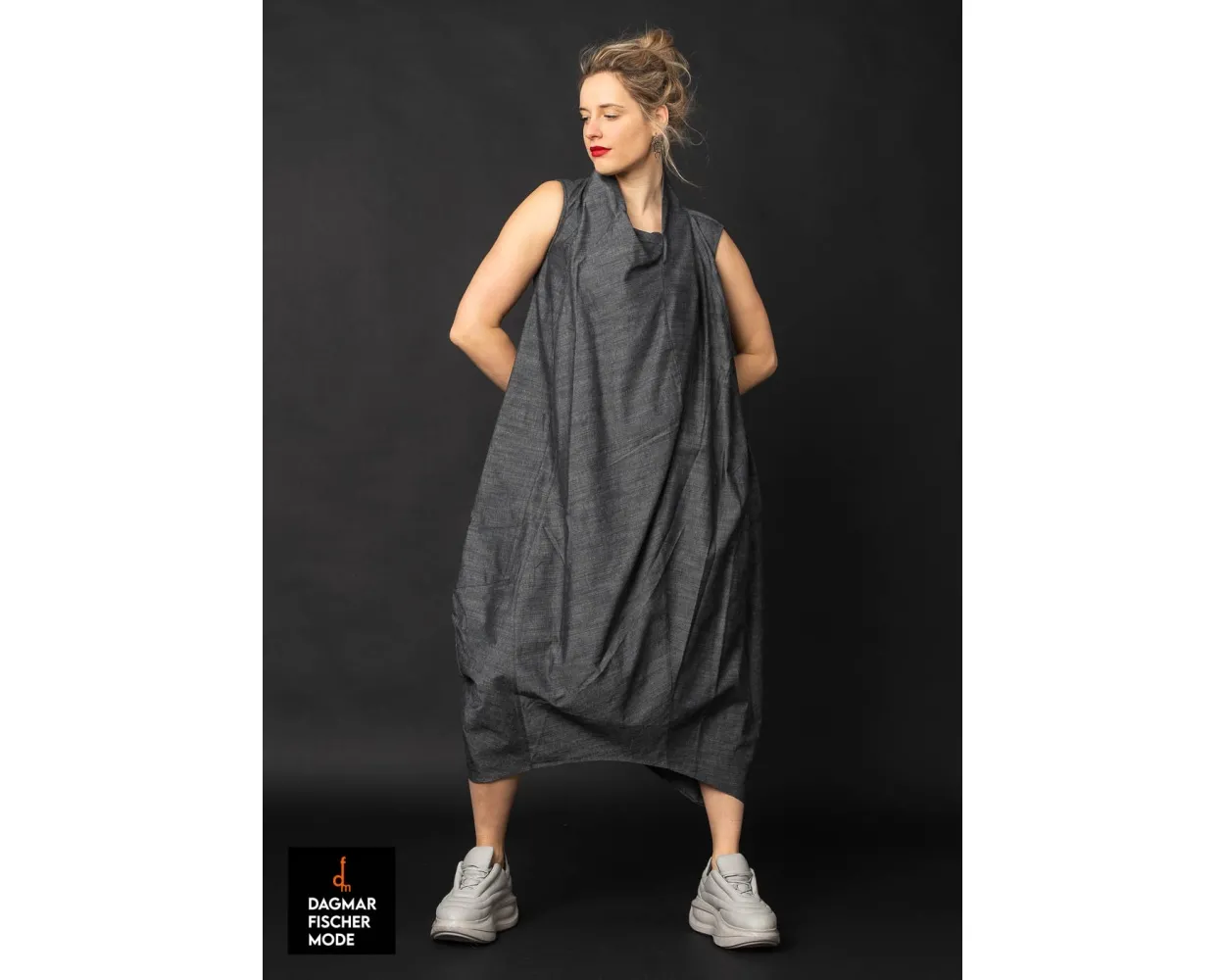 sort aarhus dress SORT AARHUS SA-SIG Knit Dress S